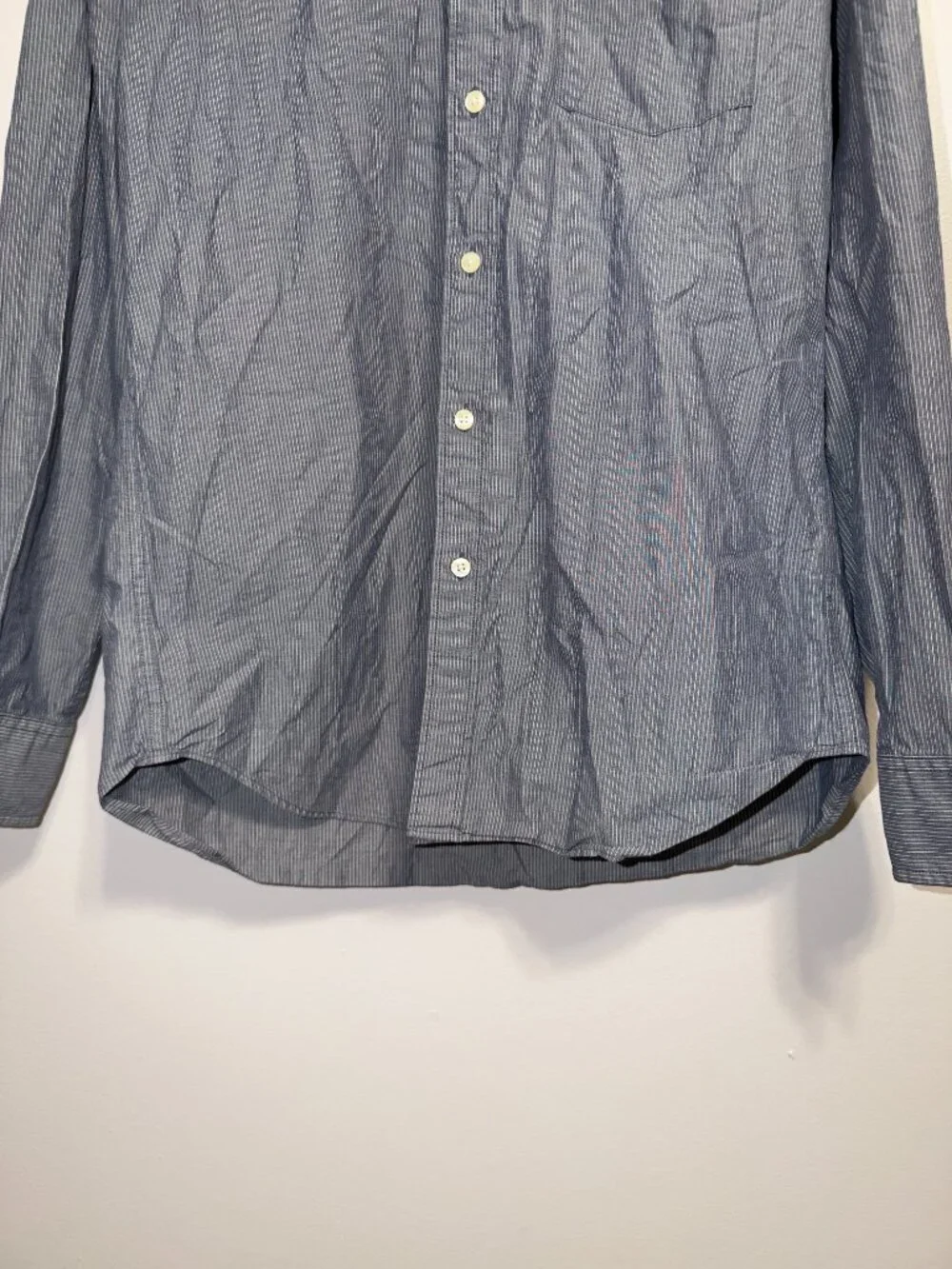 J.Crew Button Down Shirt Size M Blue Stripe Long Sleeve Casual Classic